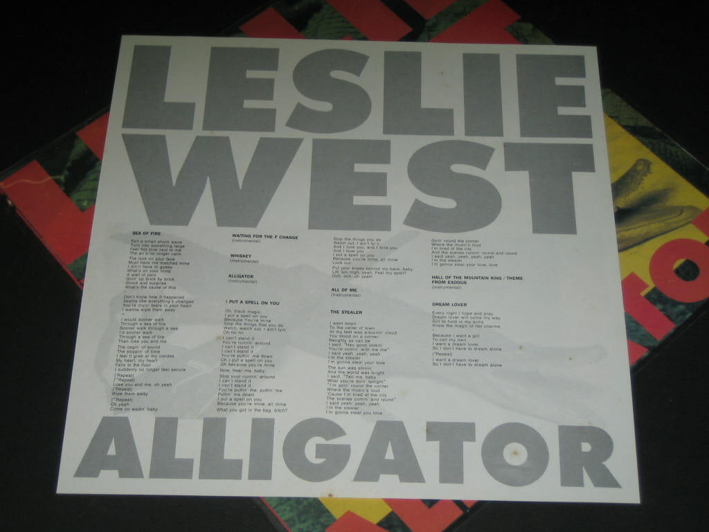 Leslie West - Alligator LP