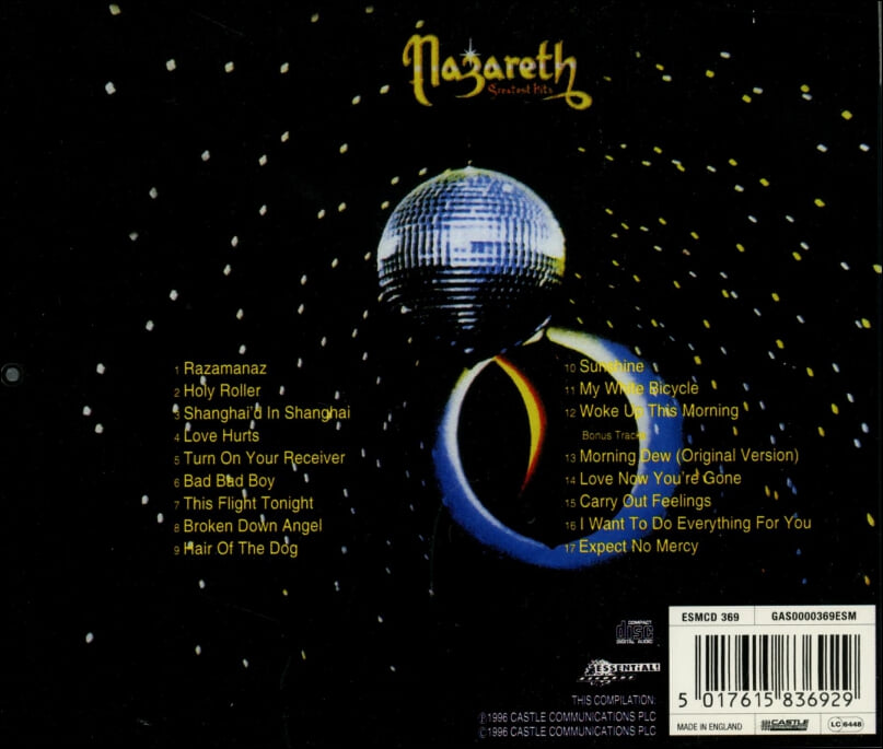 나자레스 (Nazareth) - Greatest Hits (UK발매)