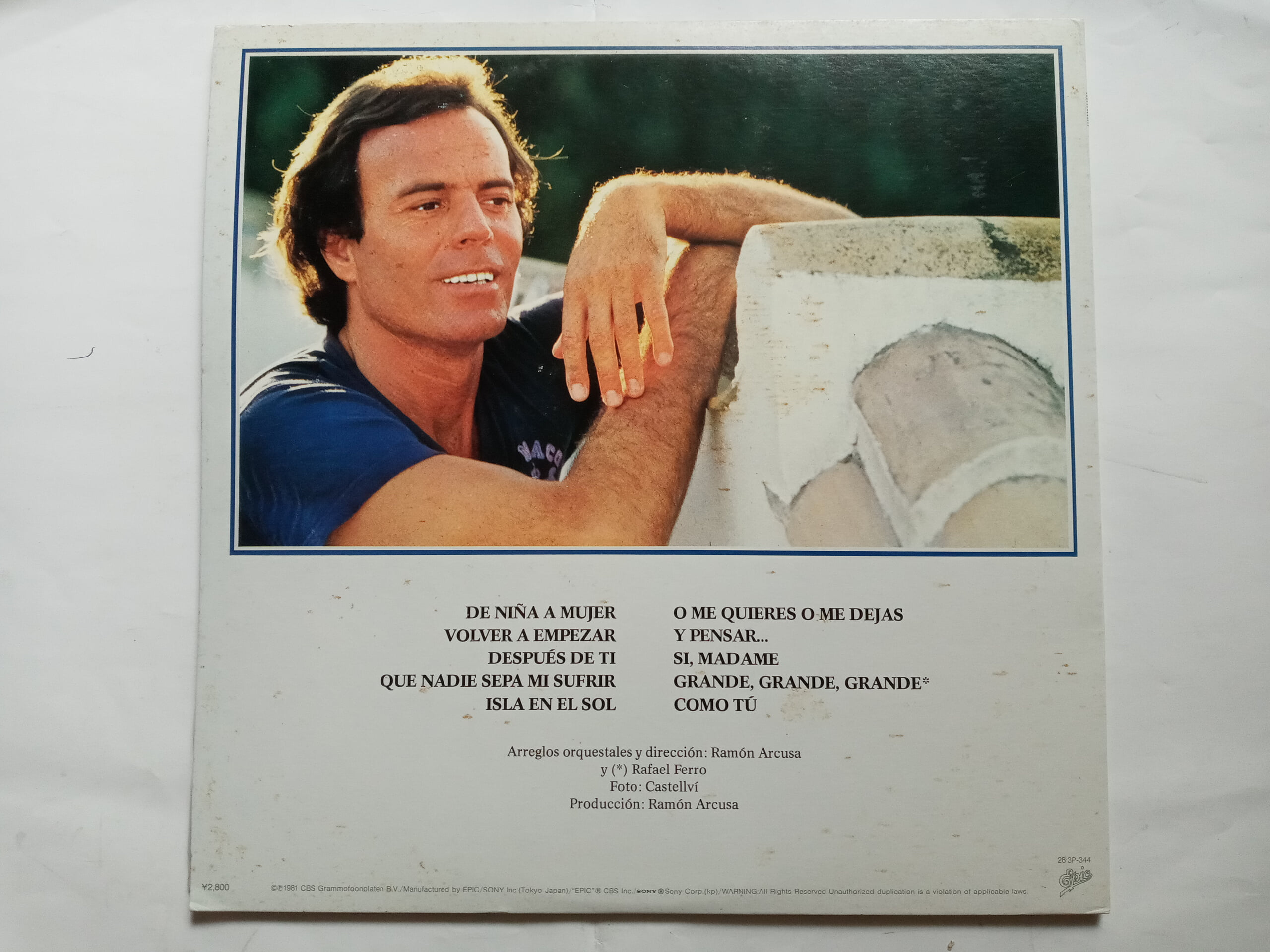 LP(수입) 훌리오 이글레시아스 Julio Iglesias : De Nina A Mujer 