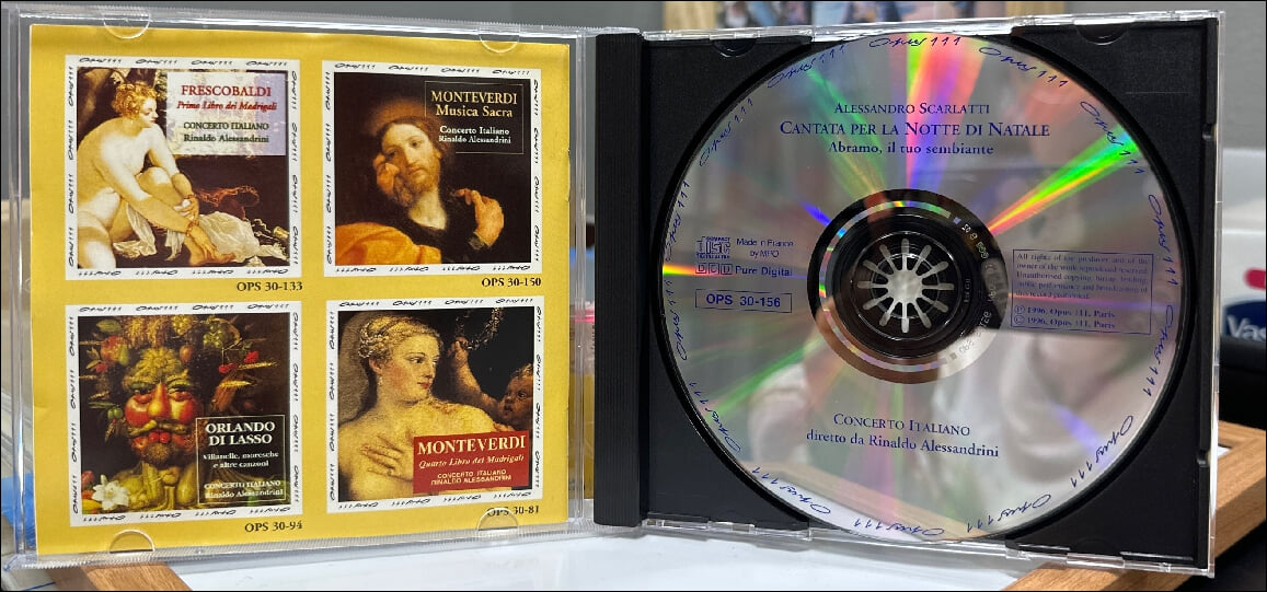 스카를라티 (Alessandro Scarlatti) : Cantata Per la Notte di Natale - 1705 - 알레산드리니 (Rinaldo Alessandrini) (France발매)