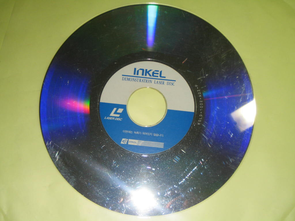 INKEL Demonstration Laser Disc - Bgv & 가요반주 ,,,LD 레이저디스크