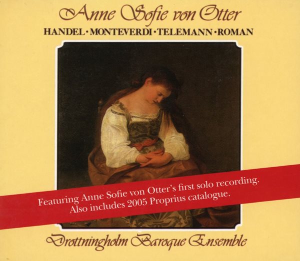 안네 소피 폰 오터 - Anne Sofie Von Otter - Handel,Monteverdi,Telemann,Roman (가곡집) [스웨덴발매]