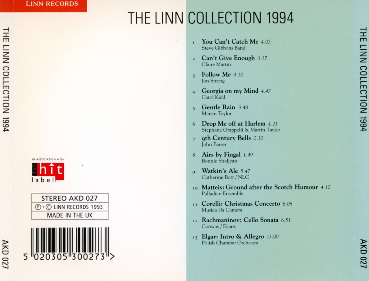 린 컬렉션 1994 - The Linn Collection 1994 [U.K발매]