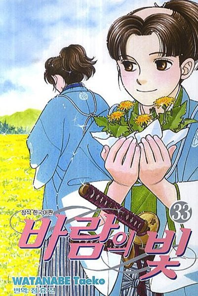 바람의 빛(구판:희귀도서)1~33  - yorihtogoto 무협 액션만화 -  무료배송  <1995년작>