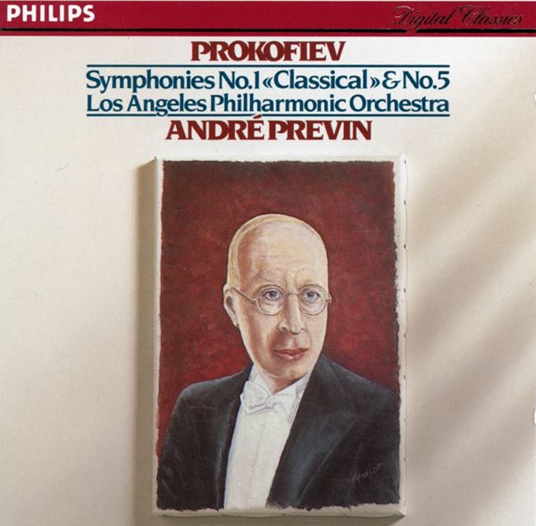 앙드레 프레빈 - Andre Previn - Prokofiev Symphonies No.1 Classical &amp; No.5 [독일발매]