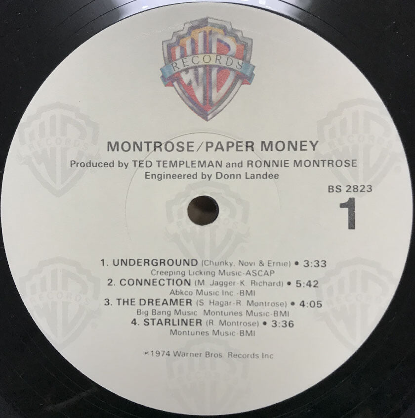 [US LP] Montrose - Paper Money
