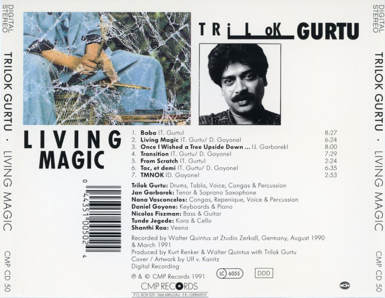 트릴록 구르투 - Trilok Gurtu - Living Magic [독일발매]