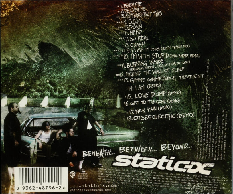 스태틱 엑스 (Static-X) - Beneath... Between... Beyond... (	Canada발매)