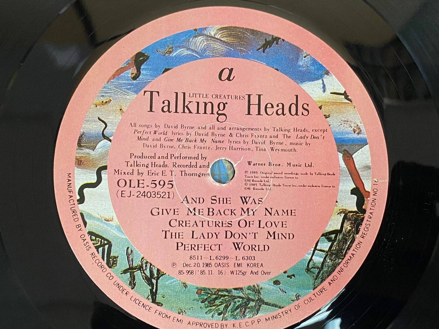 [LP] 토킹 헤즈 - Talking Heads - Little Creatures LP [오아시스-라이센스반]