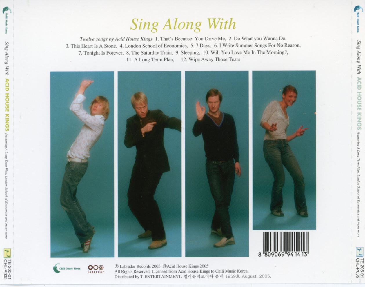 애시드 하우스 킹즈 - Acid House Kings - Sing Along With Acid House Kings 2Cds [1CD+1DVD]