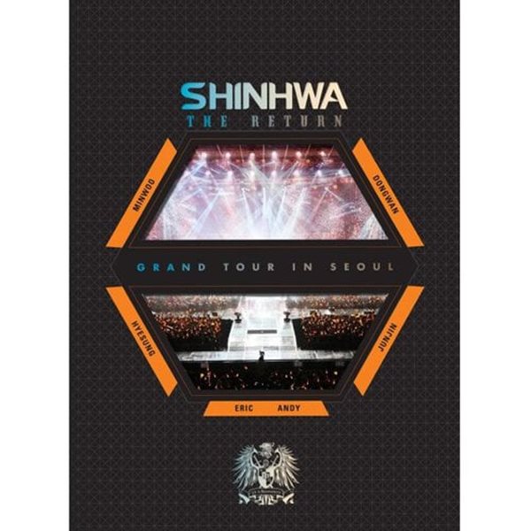 [미개봉/DVD] 신화 (Shinhwa) 14주년 기념 콘서트 DVD : The Return (3DVD + 36p 포토북/미개봉)