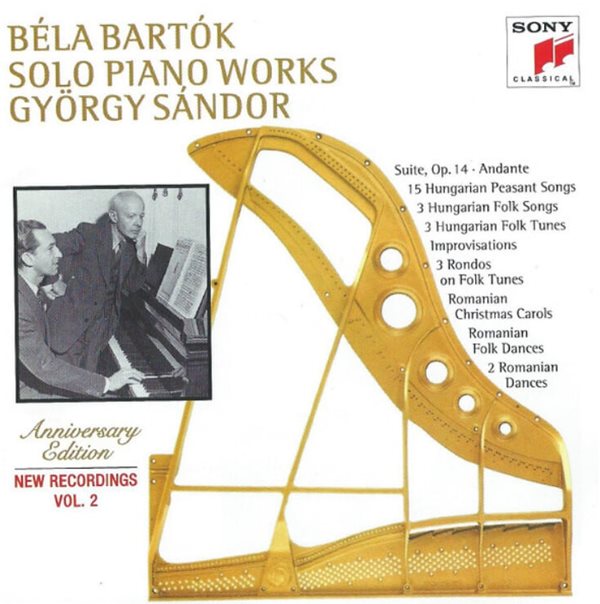 바르톡 (Bartok) : Solo Piano Works , New Recordings Vol. 2 - 산도르(Gyorgy Sandor)(유럽발매)