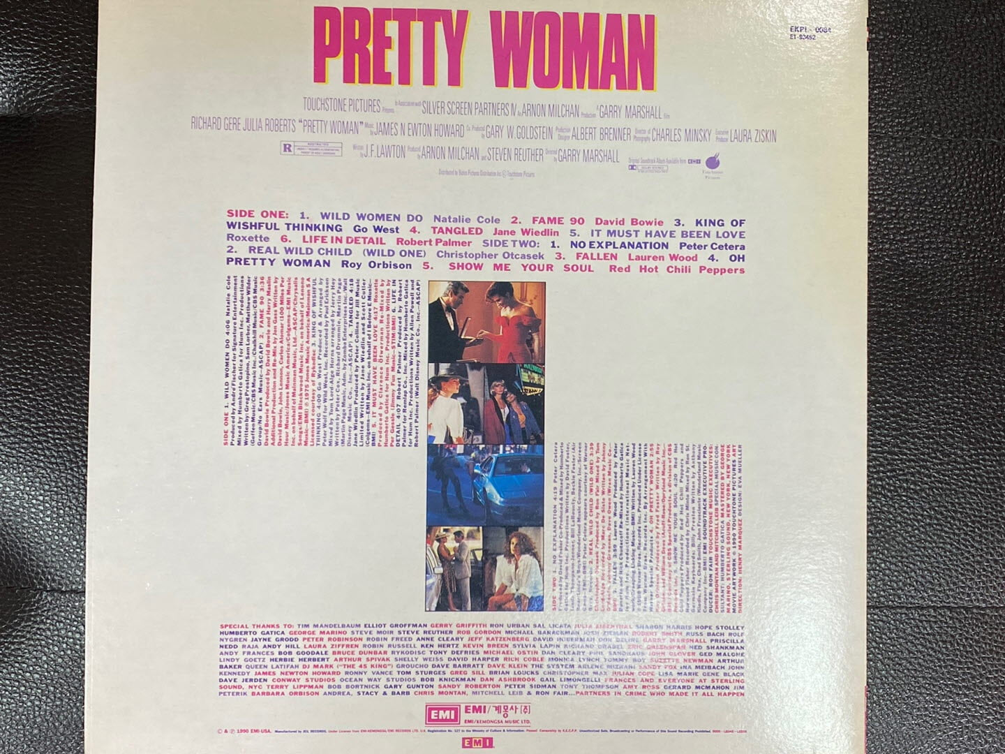 [LP] 귀여운 여인 - Pretty Woman OST LP [EMI계몽사 라이센스반]