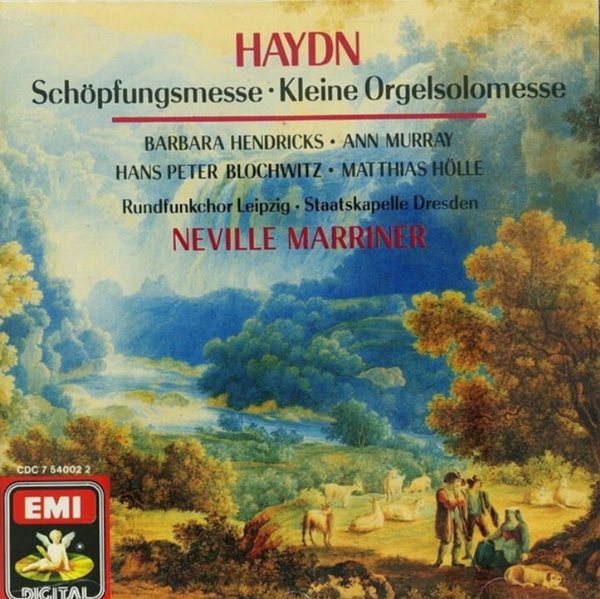 Haydn :  Schopfungsmesse , Kleine Orgelsolomesse (천지창조 , 테레지아 미사) - 마리너 (Neville Marriner)(독일발매)