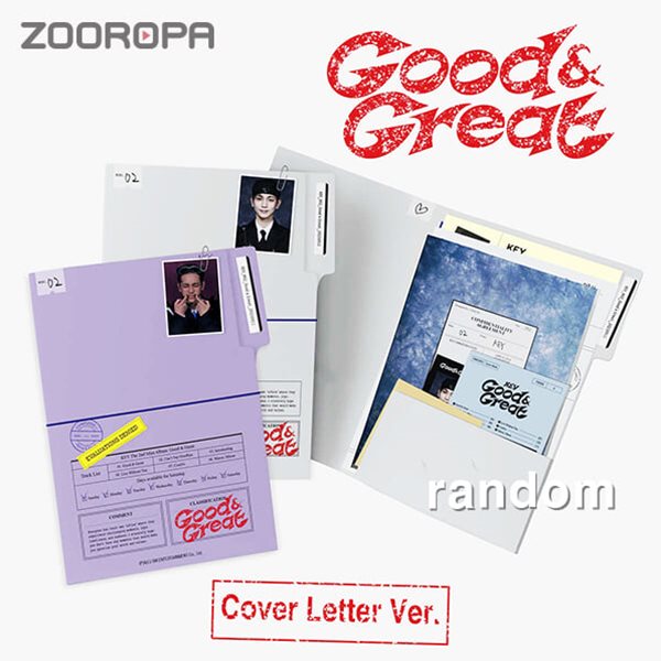 [미개봉/케이스손상] 키 KEY Good &amp; Great 미니앨범 2집 Letter