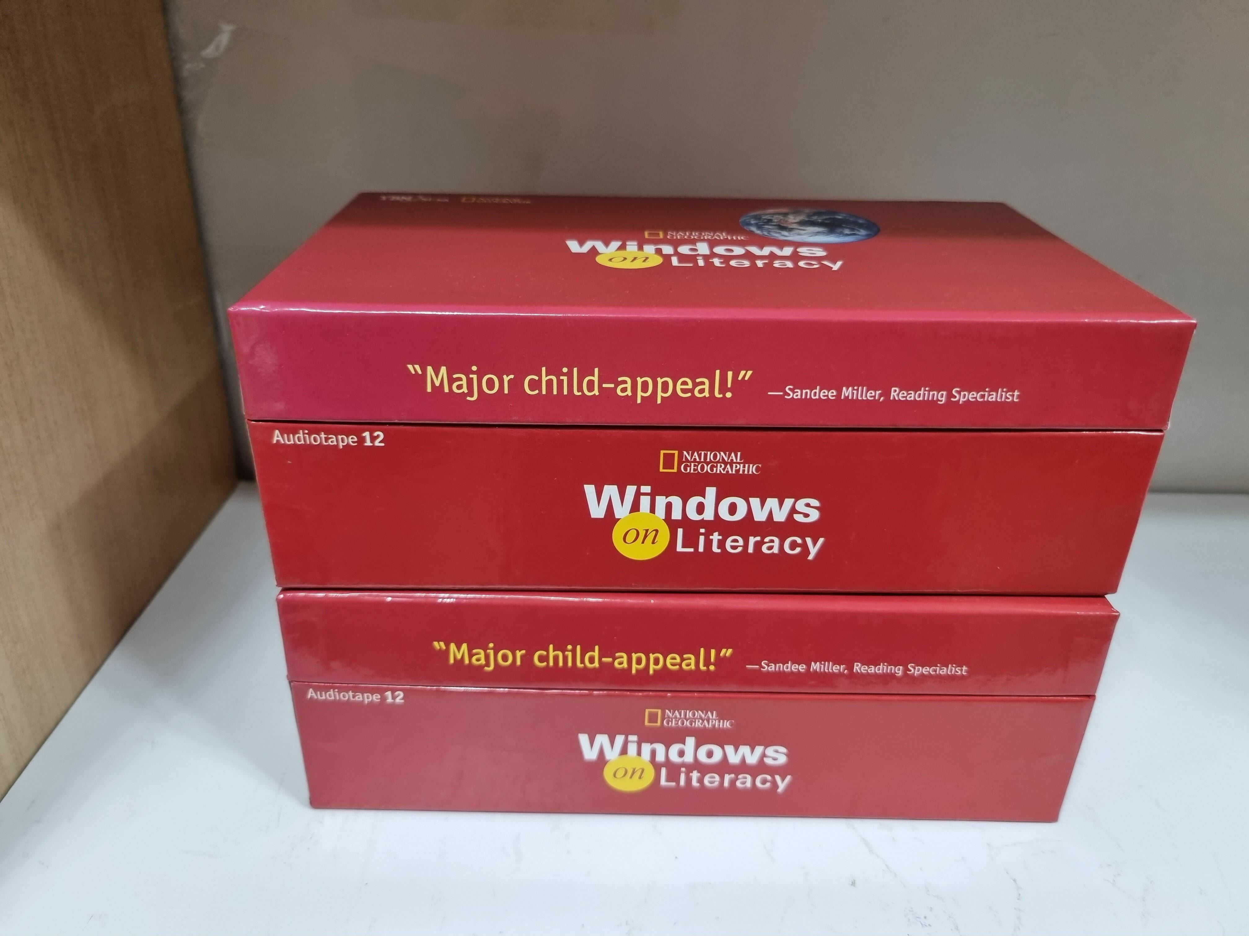 [중고] National Geographic Windows in Literacy 본책24권 + Audiotape24set + 서비스tape -- 상세사진 올림 중급