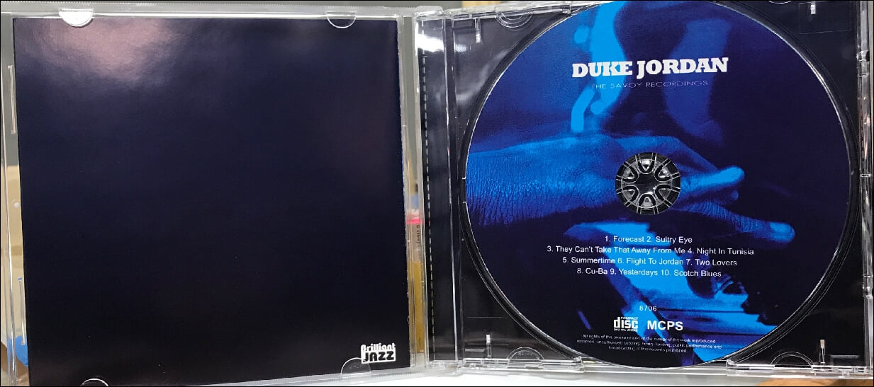 듀크 조단 (Duke Jordan) - The Savoy Recordings (Netherlands발매)