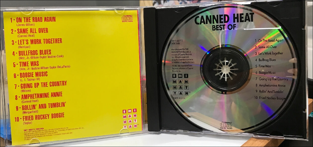 캔드 히트 (Canned Heat) - The Best Of Canned Heat (Canada발매)