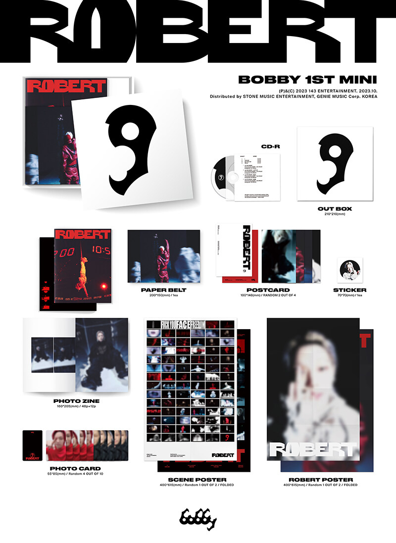 [미개봉] 바비 (BOBBY) / ROBERT (1st Mini Album) 