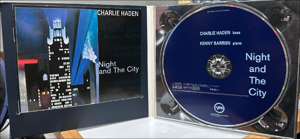 찰리 헤이든 (Charlie Haden), Kenny Barron(케니 바론) - Night And The City (유럽발매)