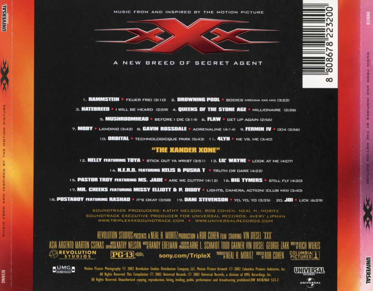 트리플 엑스 - XXX OST