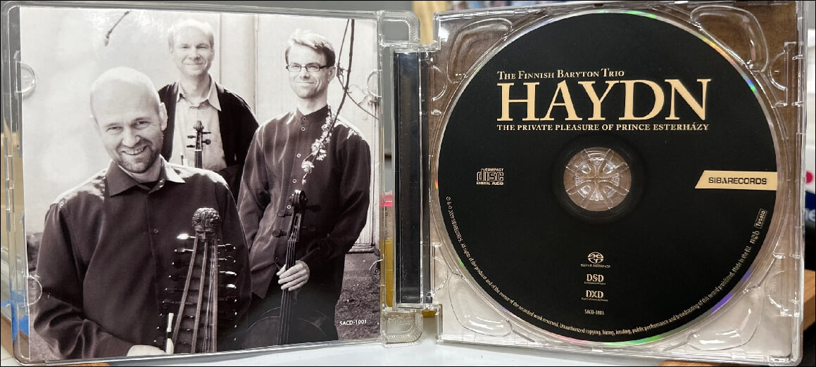 Haydn : 바리톤, 비올라 & 첼로를 위한 삼중주 - 핀란드 바리톤 삼중주단 (Finnish Baryton Trio)(SACD)(독일발매)
