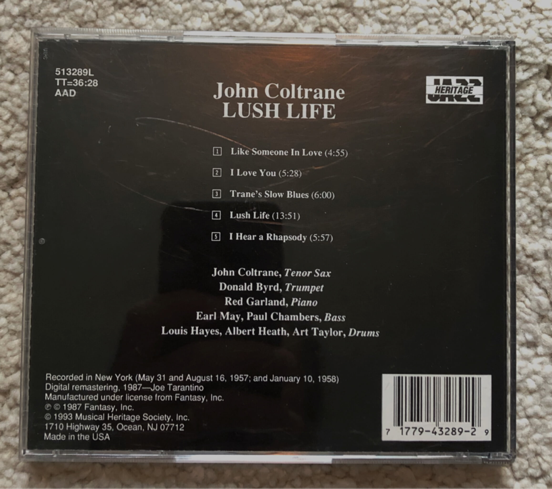 수입반 JOHN COLTRANE (US발매)
