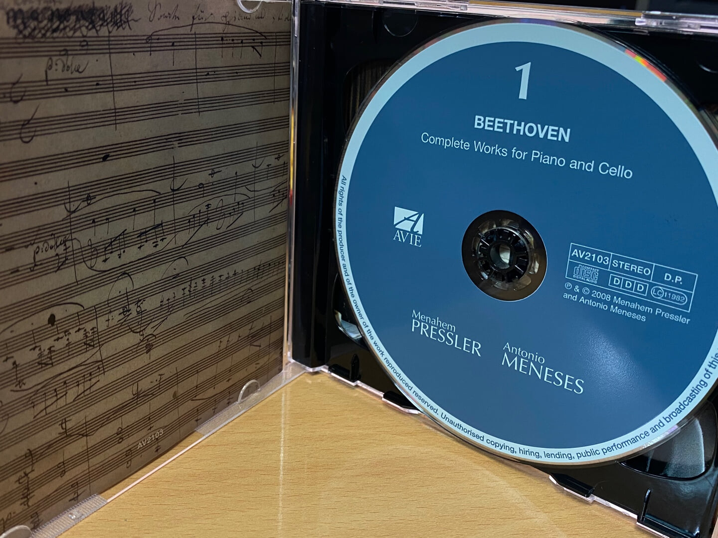 안토니오 메너시스,메나헴 프레슬러 - Meneses,Pressler - Beethoven Complete Works for Piano and Cello 2Cds [U.K발매]