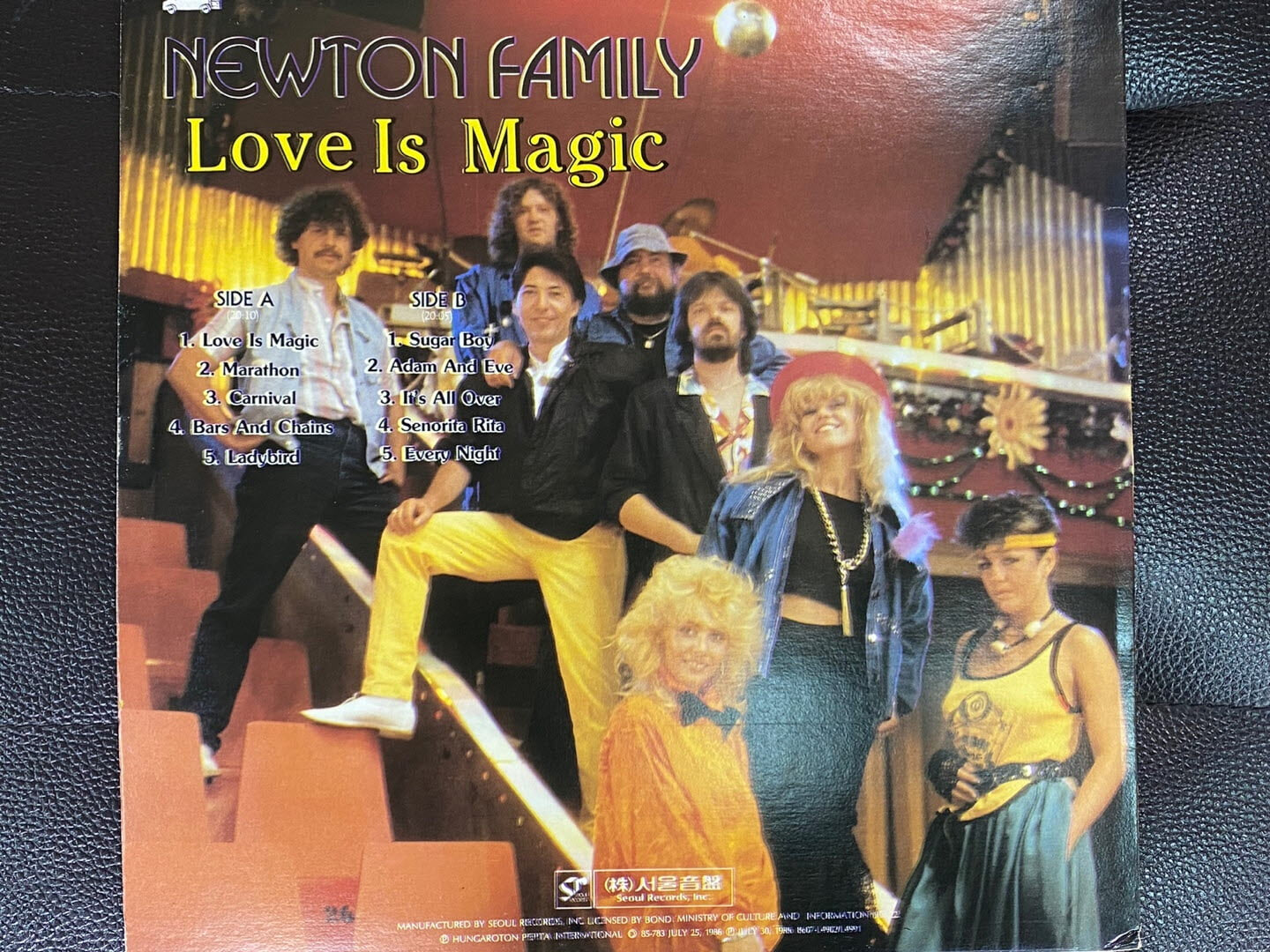 [LP] 뉴튼 패밀리 - Newton Family - Love Is Magic LP [서울-라이센스반]