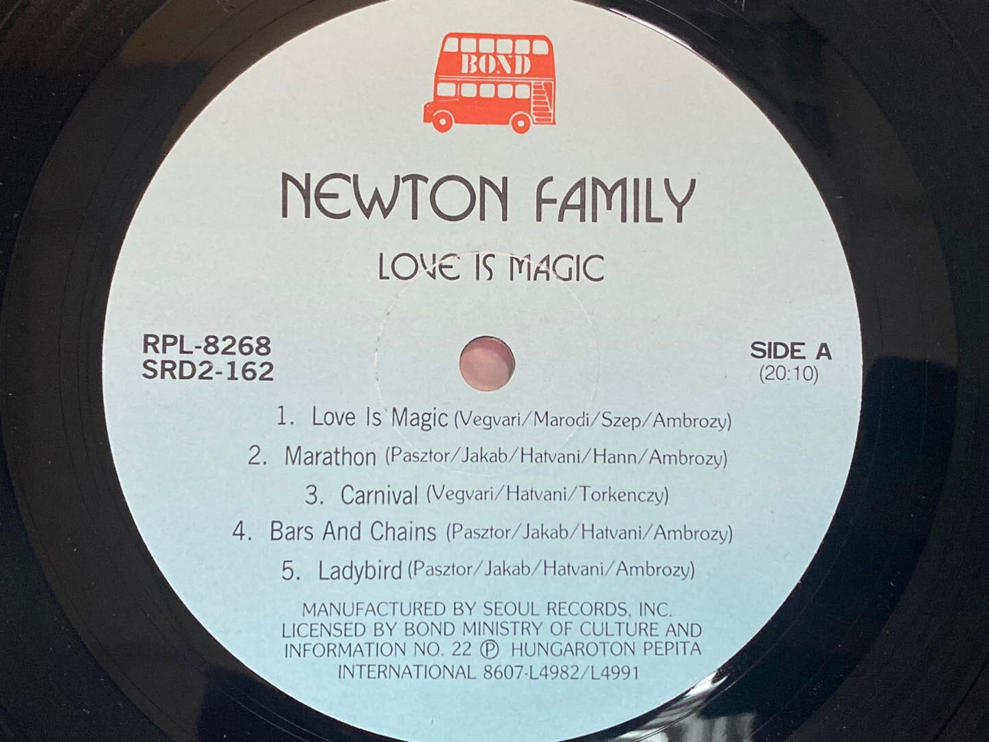 [LP] 뉴튼 패밀리 - Newton Family - Love Is Magic LP [서울-라이센스반]