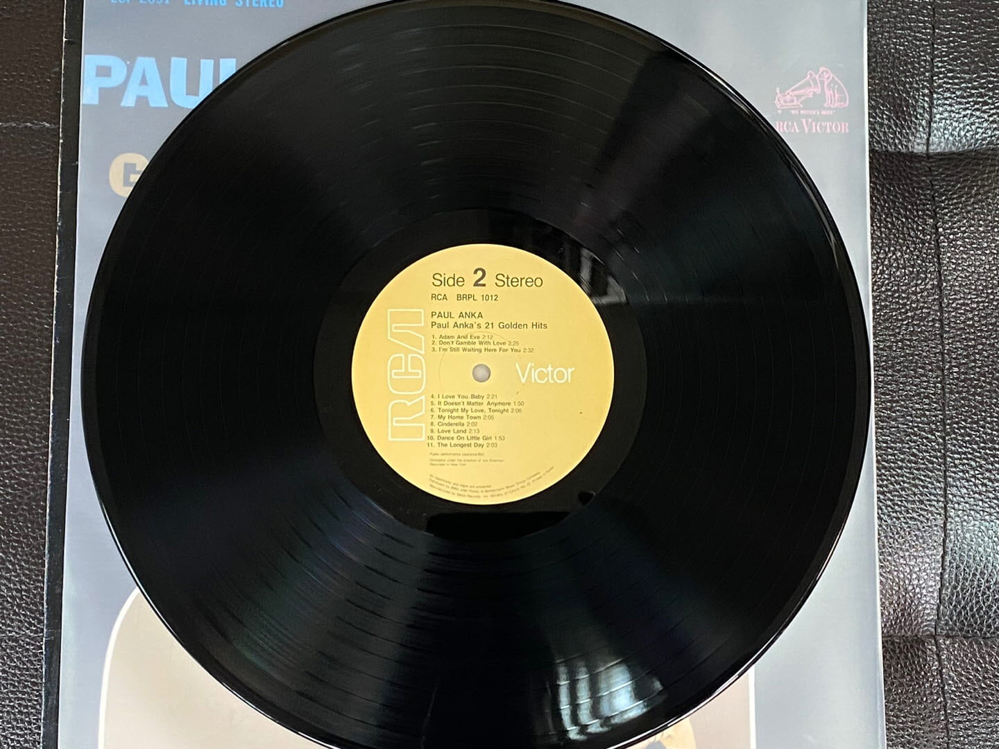 [LP] 폴 앵카 - Paul Anka - Paul Anka's 21 Golden Hits LP [BMG-라이센스반]