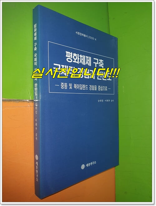 평화체제 구축 국제적 경험과 한반도(세종정책총서 2000-4)