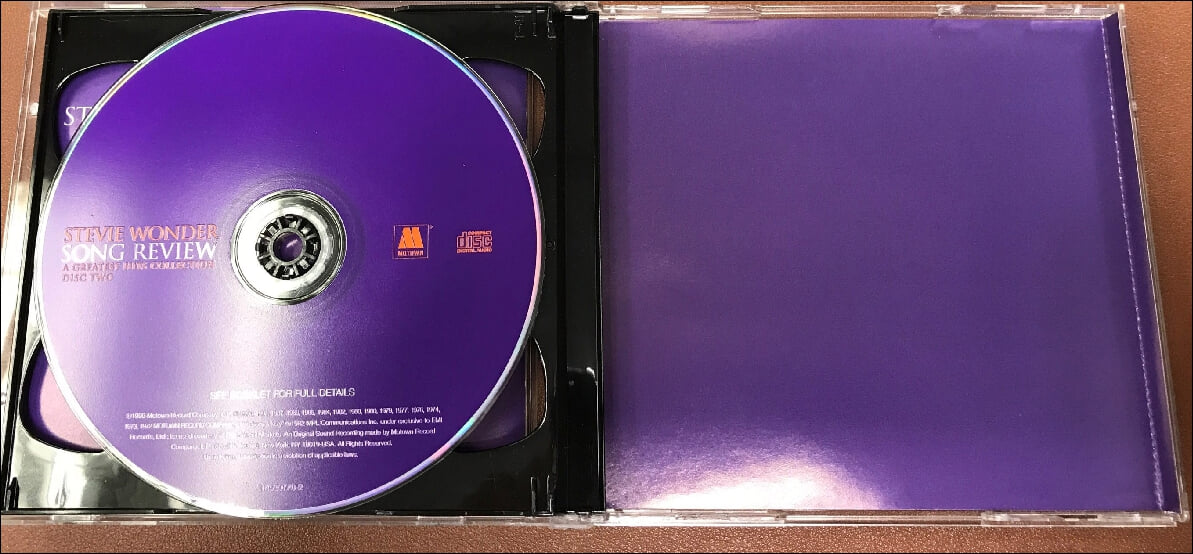 스티비 원더 (Stevie Wonder) -  Song Review(2CD) (US발매)