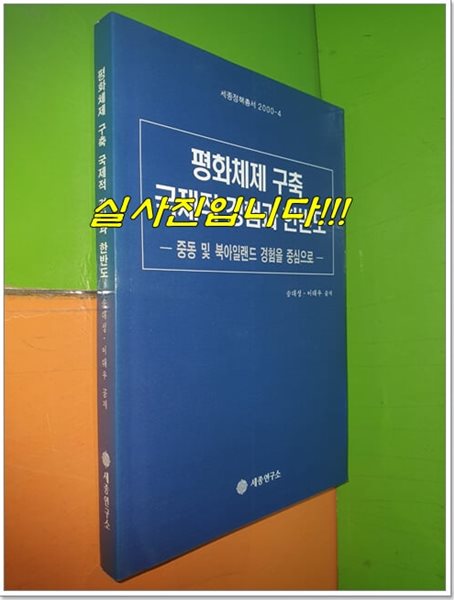 평화체제 구축 국제적 경험과 한반도(세종정책총서 2000-4)