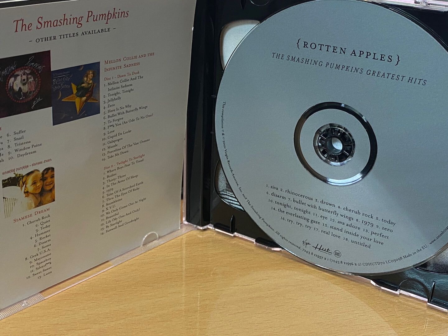 스매싱 펌킨스 - The Smashing Pumpkins - Rotten Apples - Greatest Hits [E.U발매]