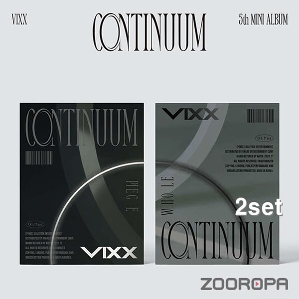 [미개봉/2종세트] VIXX 빅스 미니앨범 5집 CONTINUUM