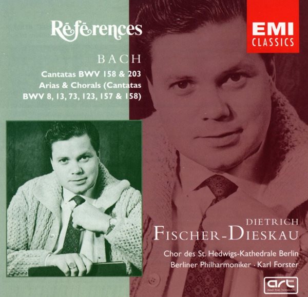 디트리히 피셔 디스카우 - Dietrich Fischer-Dieskau - Bach Cantatas BWV 158 & 203 - Arias & Chorals [E.U발매]