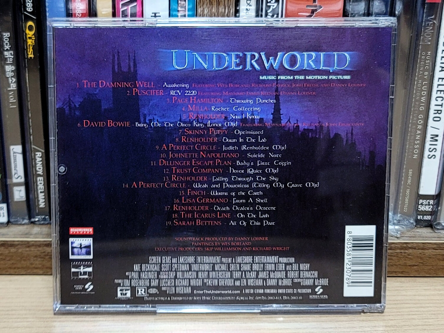 (수입반 Roadrunner Records) 영화 언더월드 Underworld OST 사운드트랙