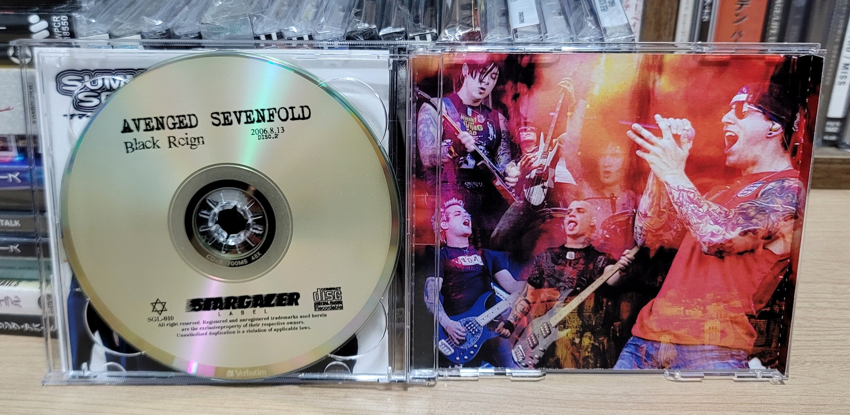 (2CD 희귀 수입반 부틀렉) Avenged Sevenfold - Black Reign (2006.8.12~13)