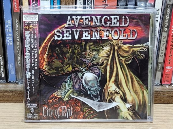 (일본반 / 썸머소닉 한정반 / 커버아트 스티커 포함) Avenged Sevenfold - City of Evil