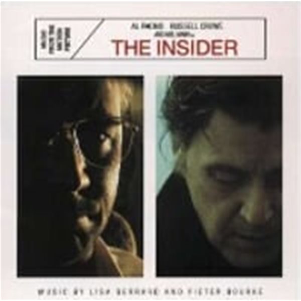 O.S.T. (Lisa Gerrard And Pieter Bourke0 / The Insider (일본수입)