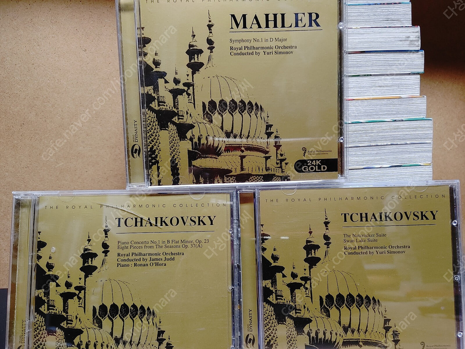 로열 필하모닉 오케스트라 컬렉션 CD- RODRIGO/MAHLER/TCHIKOVSKY/TCHIKOVSKY /CHOPIN/ CHOPIN/MENDELSSOHN/MENDELSSOHN/SCHUBERT/SCHUBERT/(합9개) -희귀본THE ROYAL PHILHARMONIC COLLECTION  (24K GOLD)  사진참