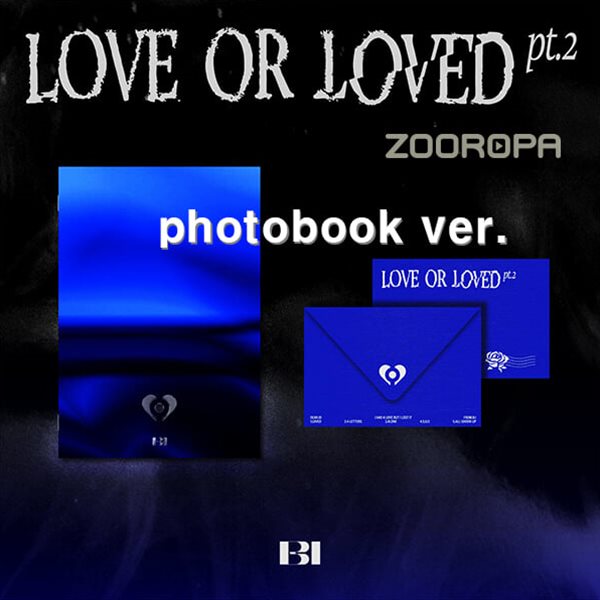 [미개봉/Photobook ver] 비아이 B.I Love or Loved Part 2