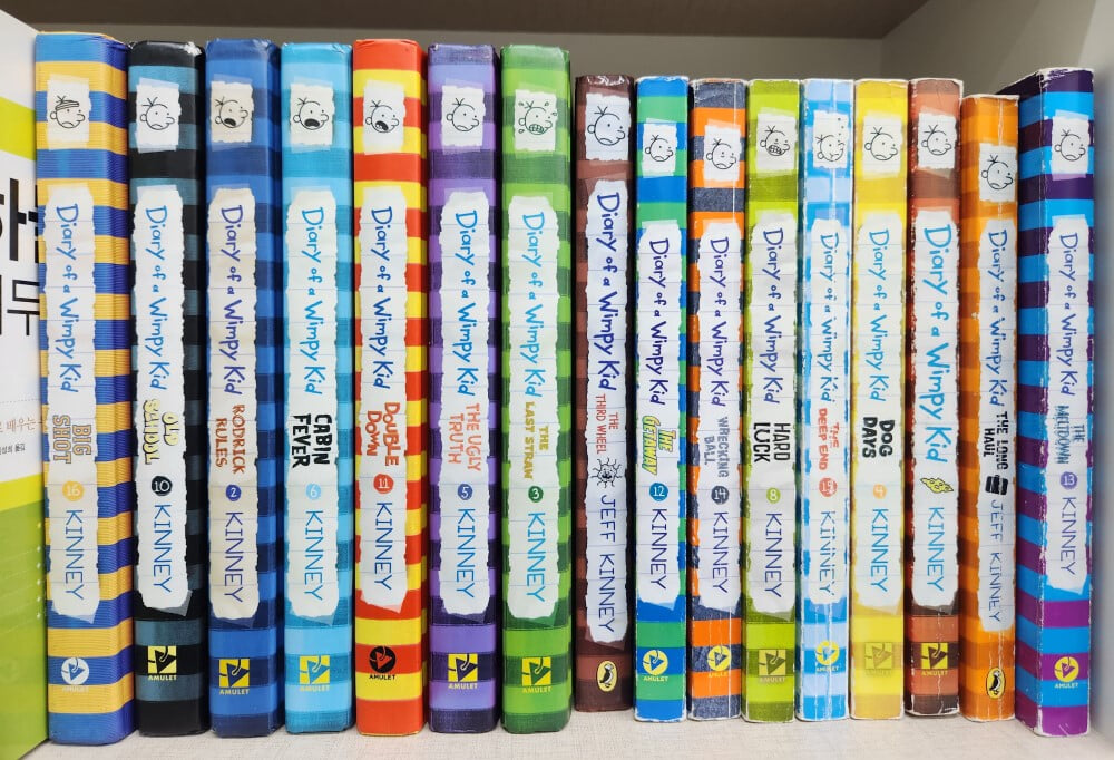 Diary of a Wimpy Kid Book 16권(1-16, Paperback/Hardcover 섞임)