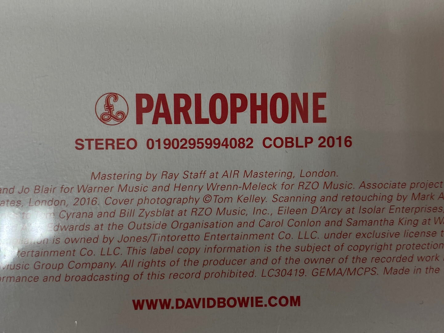 [LP] 데이비드 보위 - David Bowie - ChangesOneBowie LP [180G] [미개봉] [E.U/U.S반]