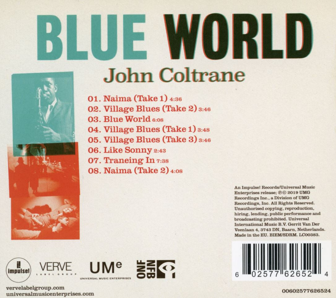 존 콜트레인 - John Coltrane - Blue World [디지팩] [E.U발매]