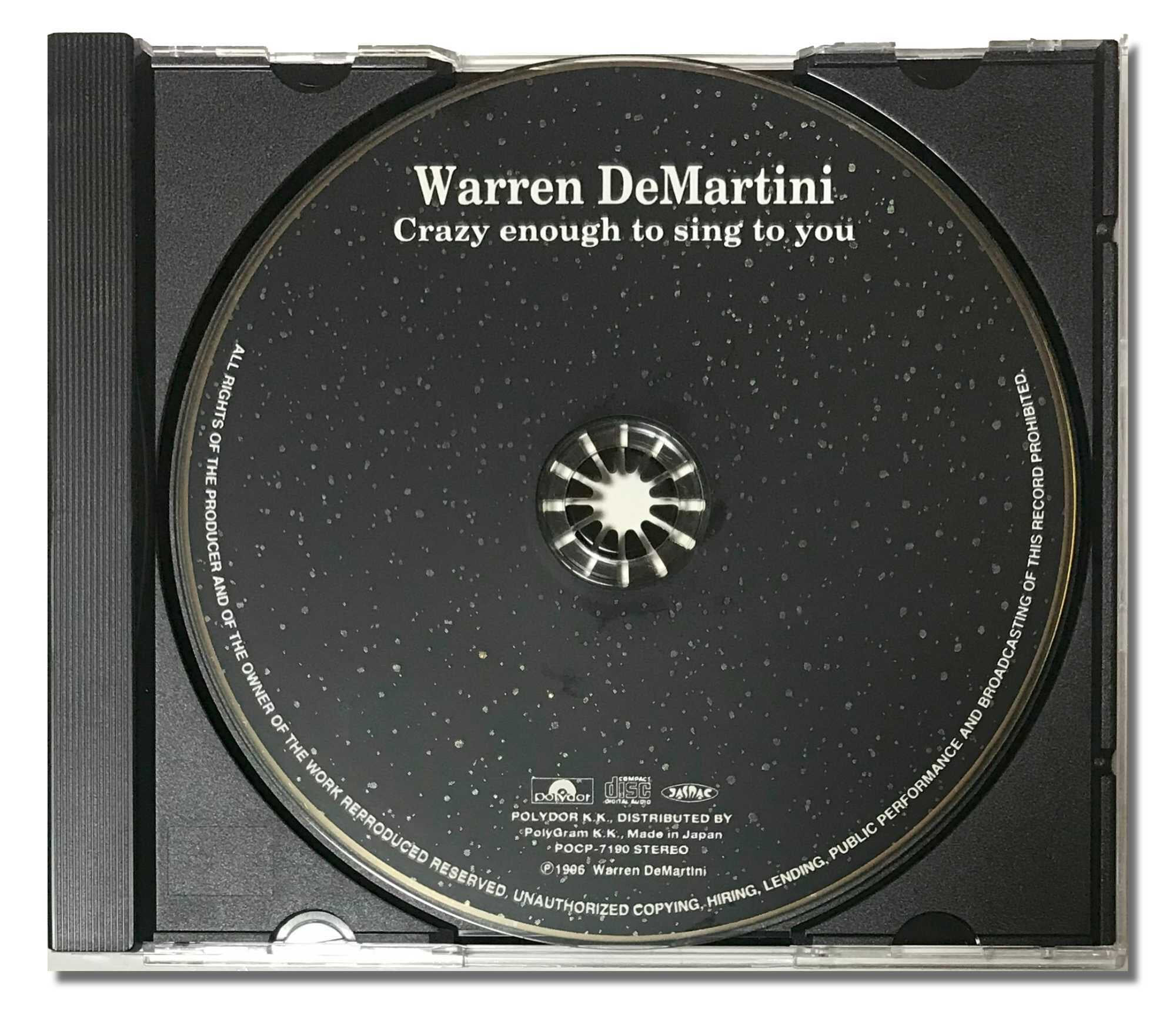 [일본반CD] Warren DeMartini - Crazy Enough To Sing To You