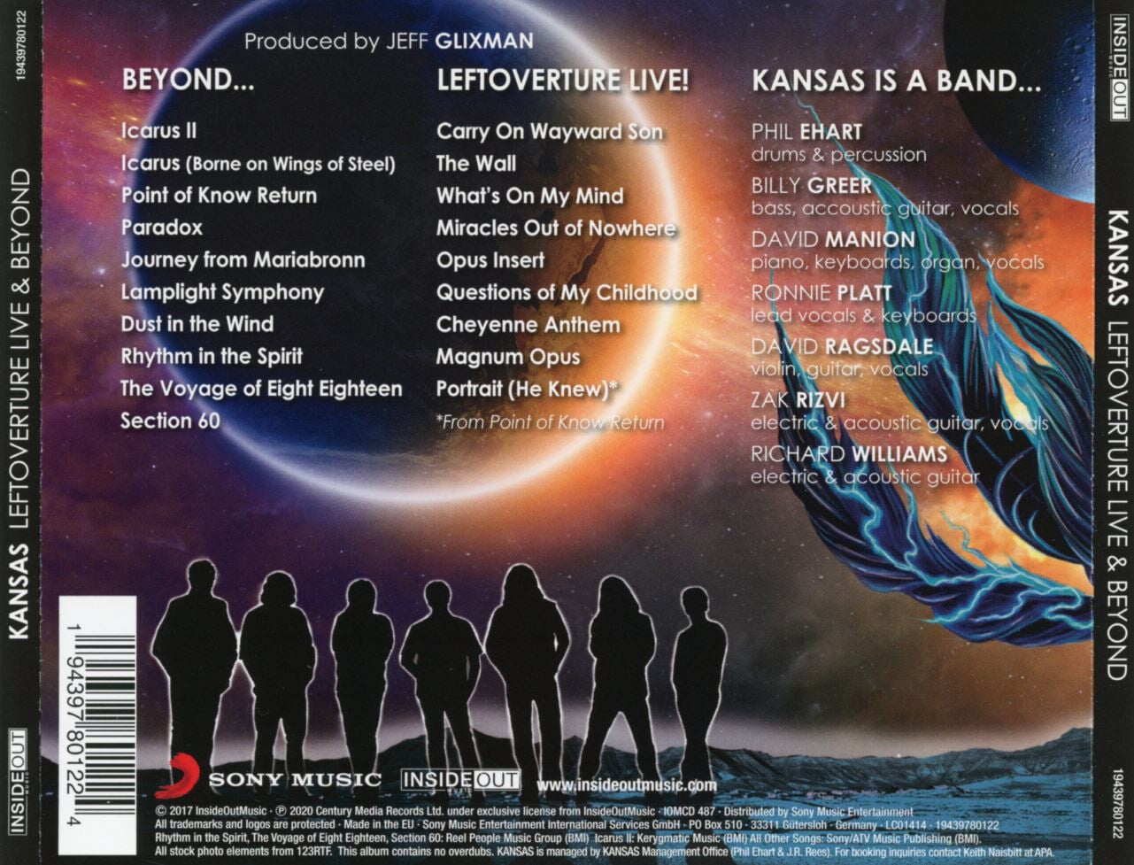 캔자스 - Kansas - Leftoverture Live & Beyond 2Cds [E.U발매]