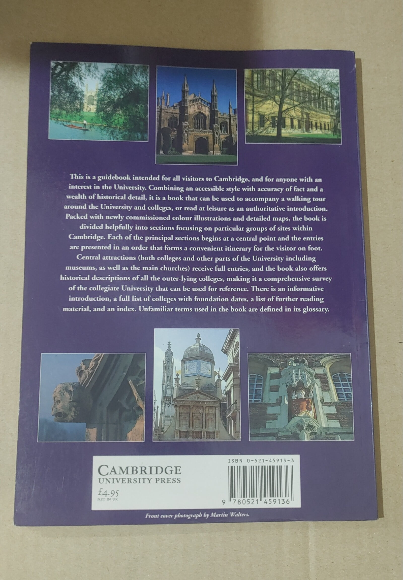 [9780521459136] Central Cambridge: A Guide to the University and Colleges