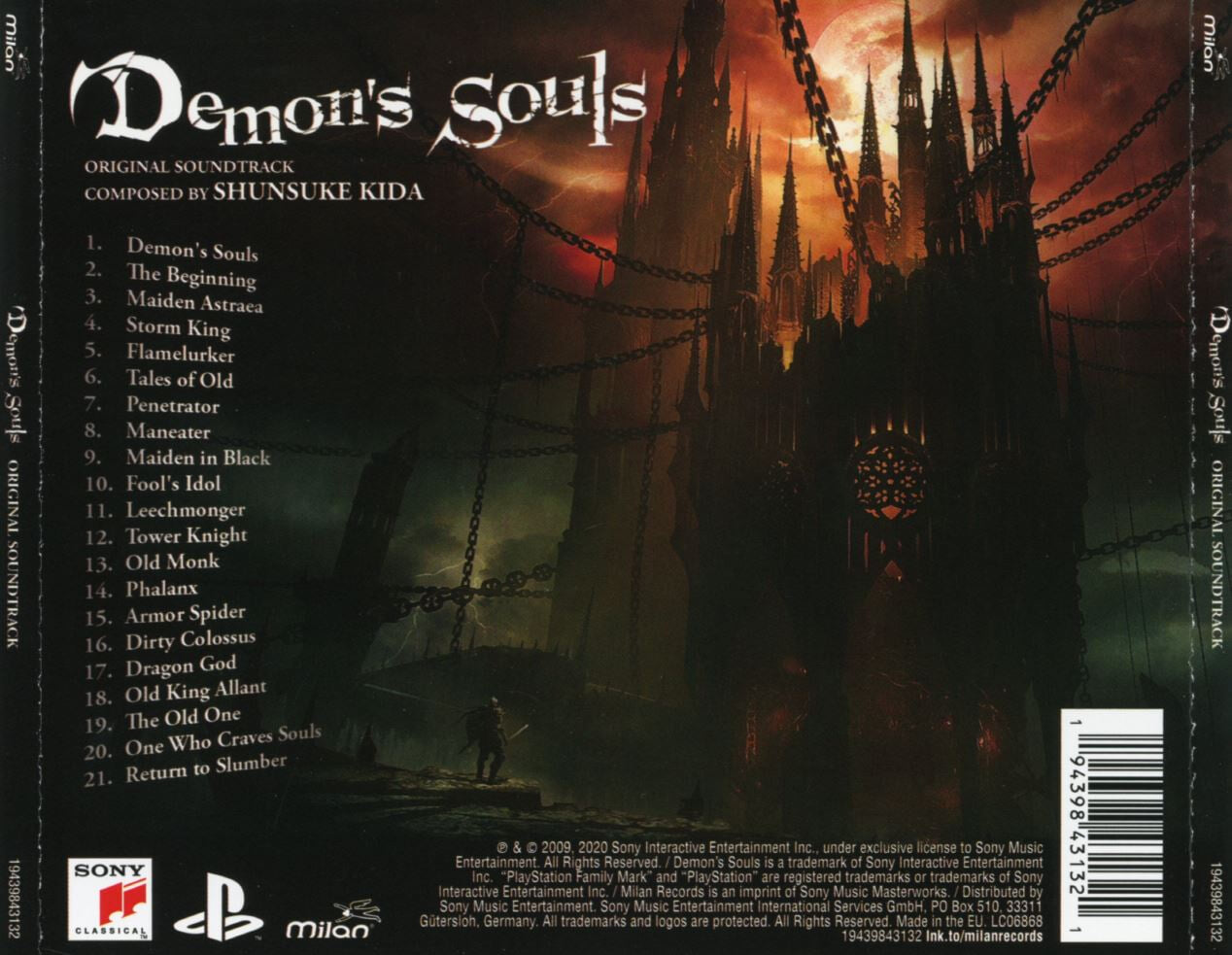 데몬즈 소울 - Demon's Souls OST (Shunsuke Kida) [E.U발매]